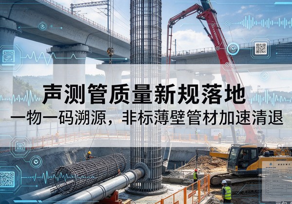 万荣声测管质量新规落地，一物一码溯源，非标薄壁管材加速清退